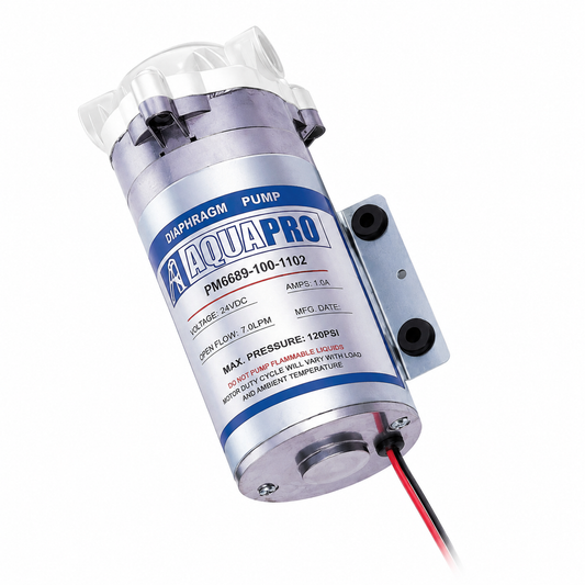 Aquapro PM6689 24V boosterpomp voor omgekeerde osmose en waterfilters