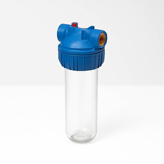 filterhuis blauw transparant