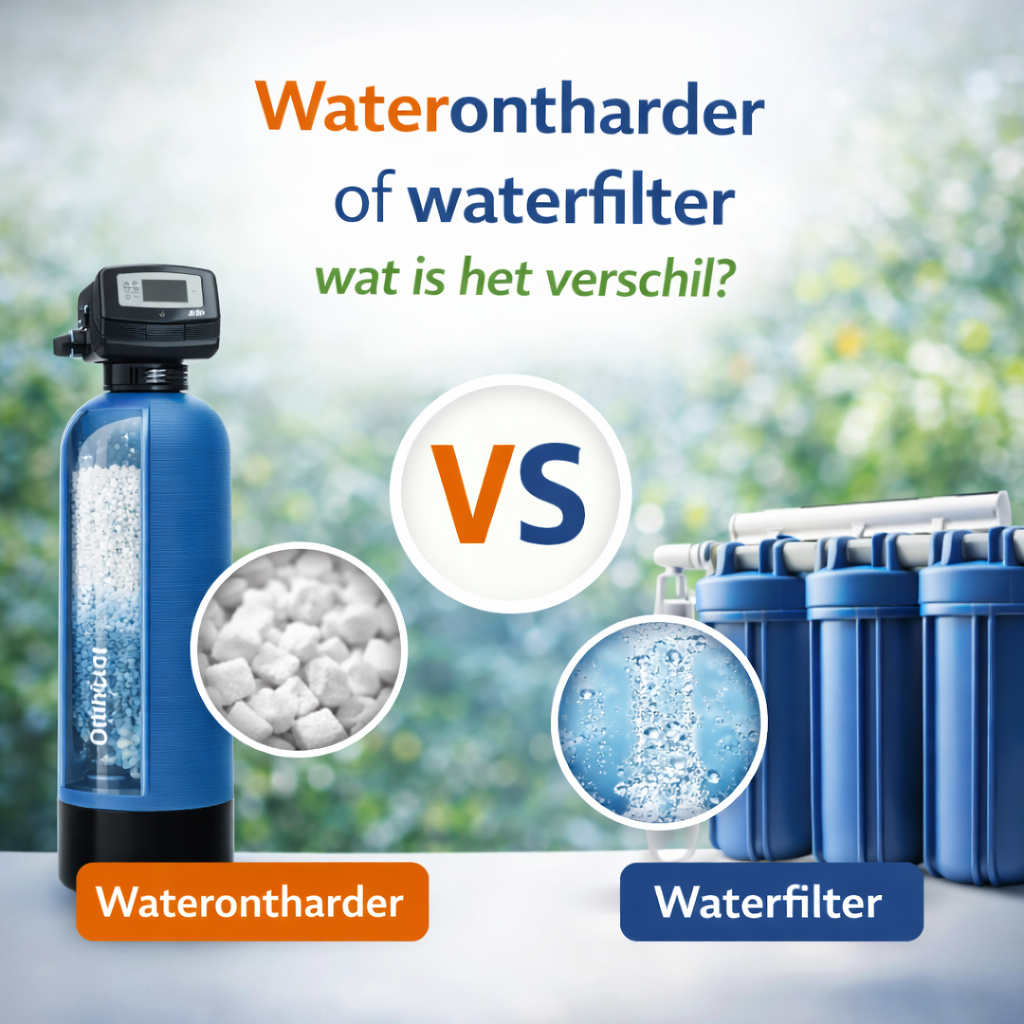 Waterontharder of waterfilter: wat is het verschil?