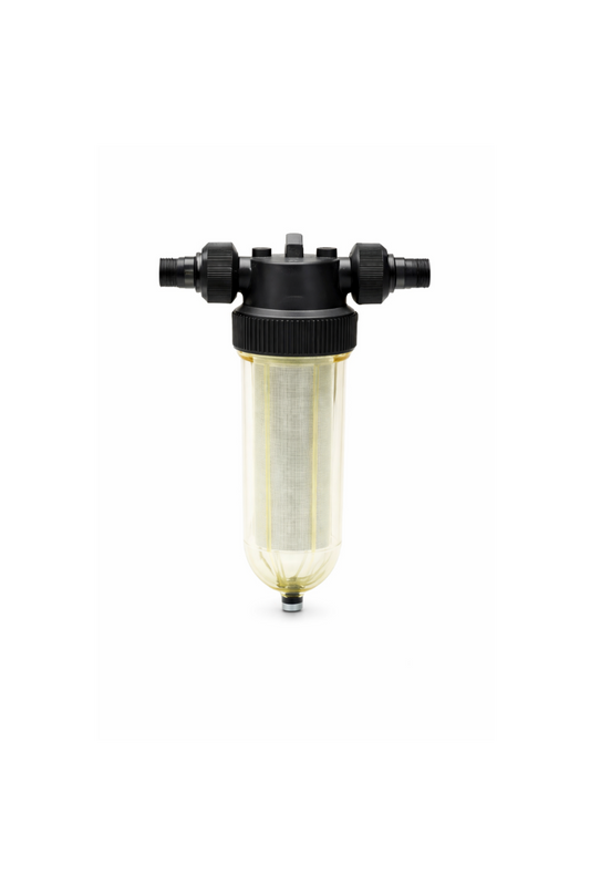 Cintropur filterhuis zwart met wit voor filtermouwen of filterkousen