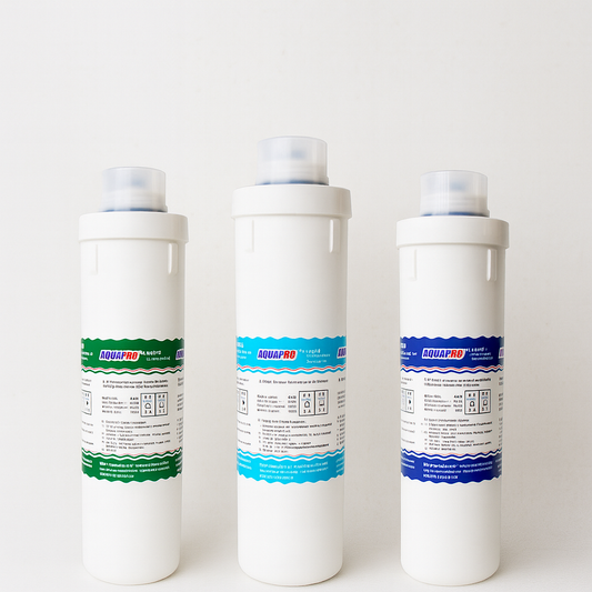 drie NLF filtercartouches
