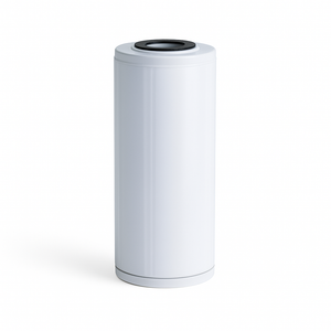 Witte waterfiltercartridge voor zuiver en kalkvrij water, geschikt voor waterontharders en osmose systemen