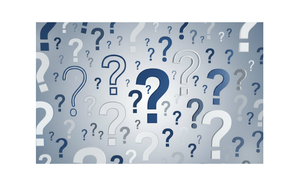 afbeelding met vraagteken en tekst over welke waterbehandelingsproducten ze moeten kiezen