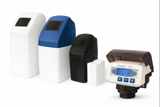 Waterverzachter RUNXIN – voor 5+ personen – tegen kalk – hoge capaciteit – compleet systeem