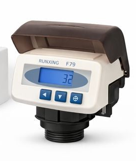Elektronisch bedieningspaneel voor waterontharder met display en bedieningsknoppen